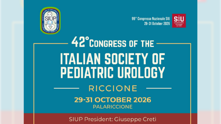 42° CONGRESSO NAZIONALE della Società Italiana di Urologia Pediatrica