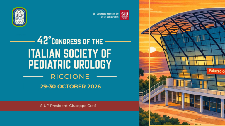 42° CONGRESSO NAZIONALE della Società Italiana di Urologia Pediatrica